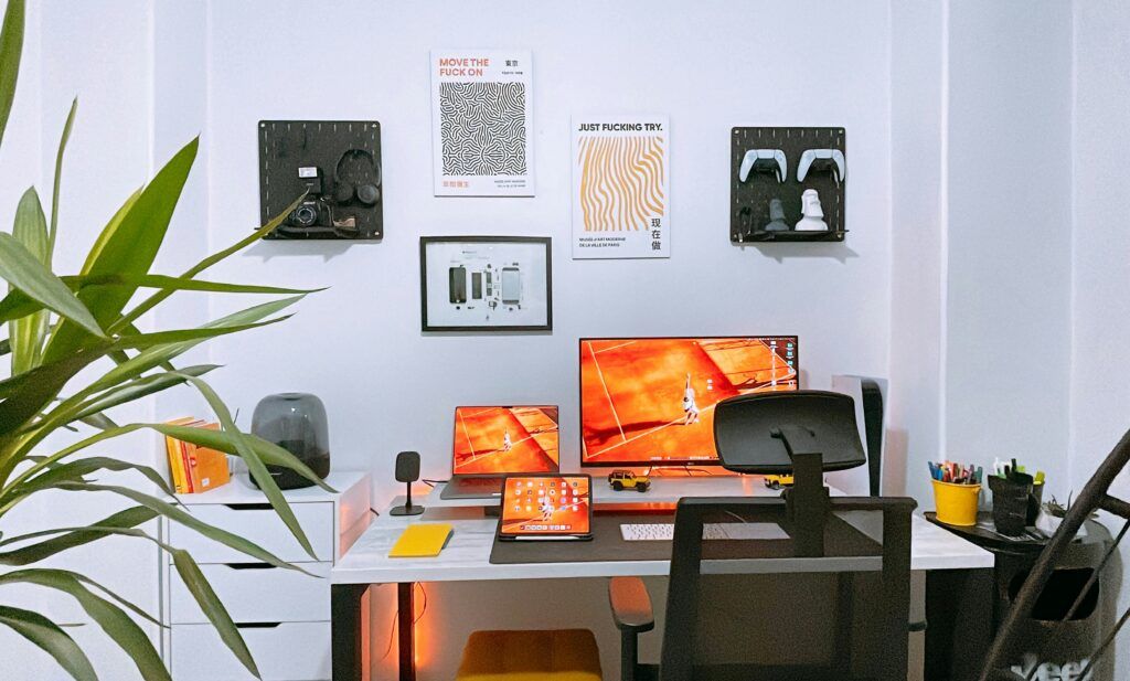minimalist productivity setup