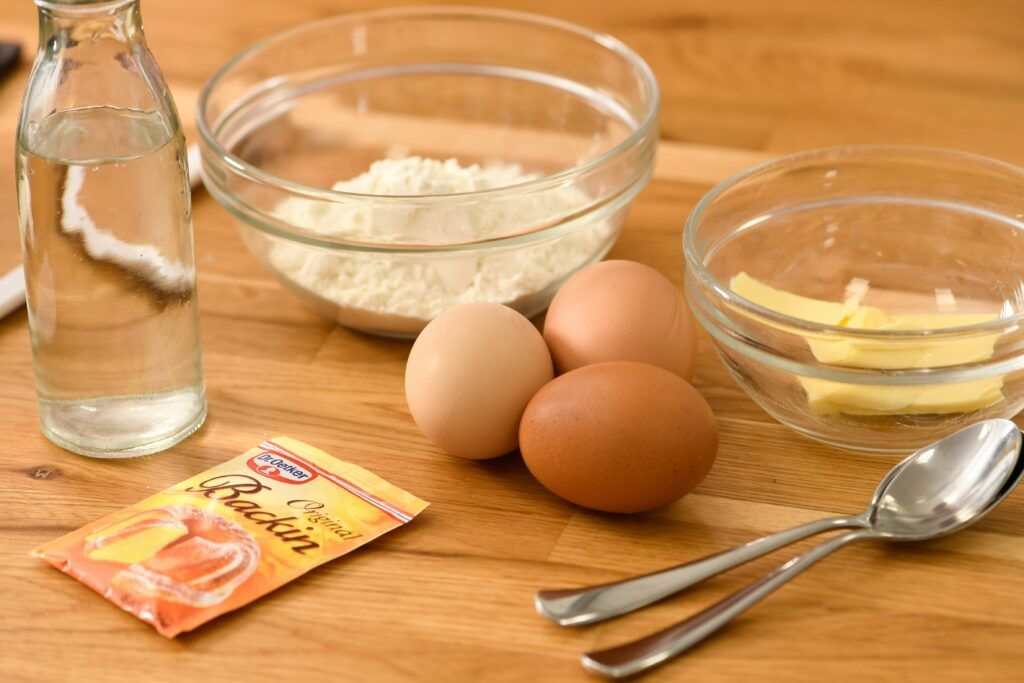 flat lay of ingredients