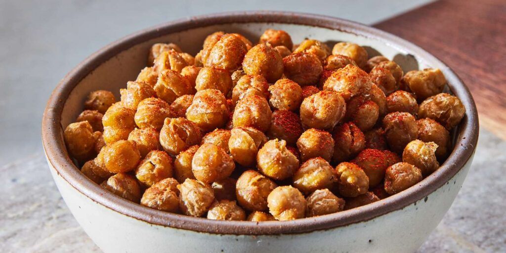 roasted chickpeas bowl