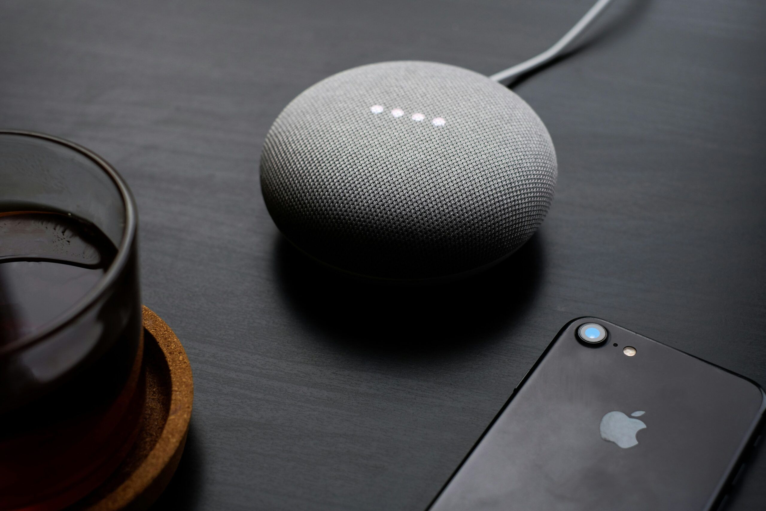 smart speaker on table