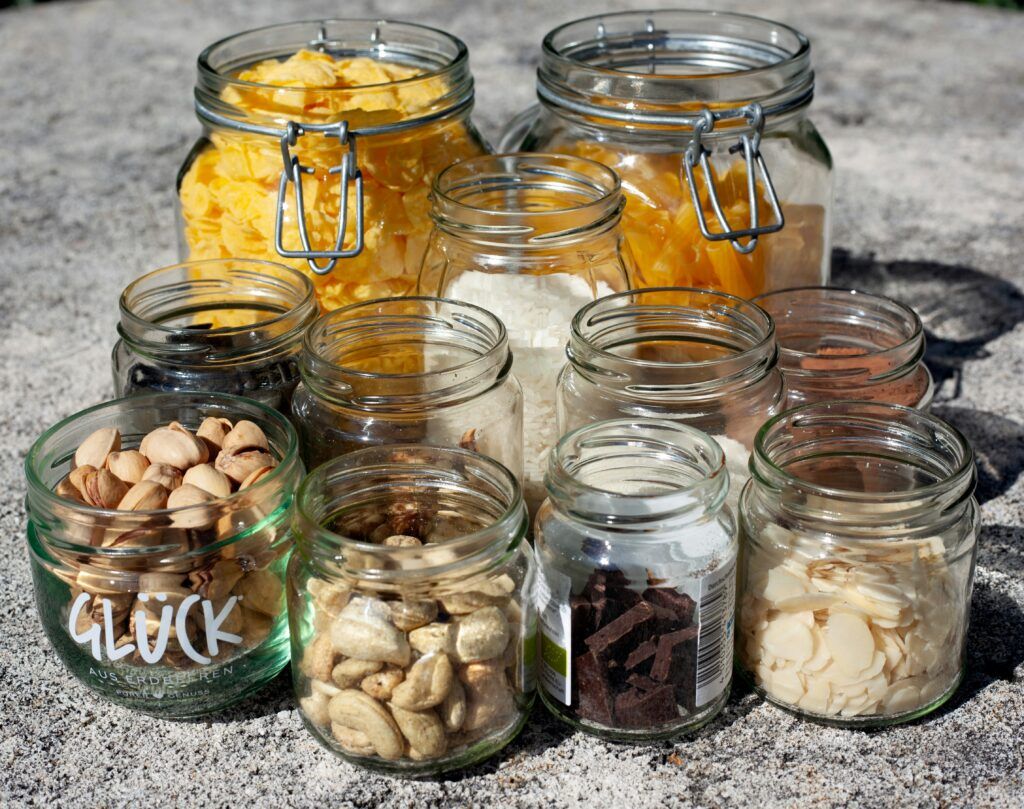 overnight oats jar