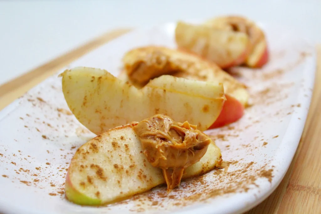 peanut butter apple slices
