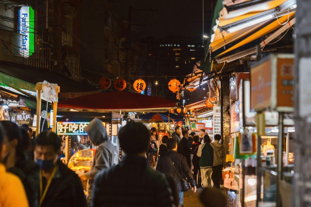 street food market