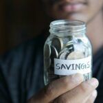 saving money jar