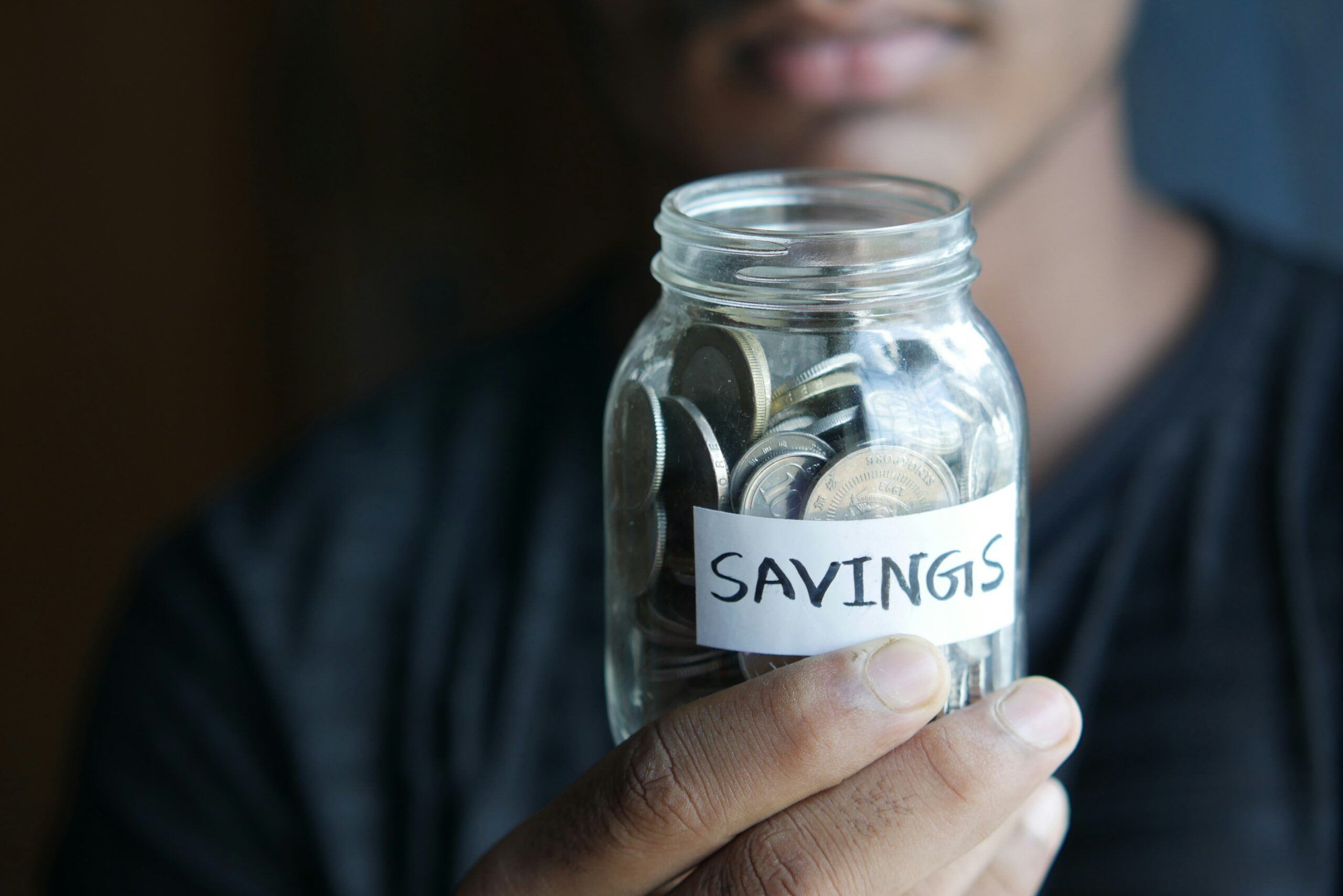 saving money jar