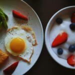 healthy breakfast flat lay
