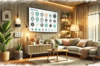 cozy smart home interior